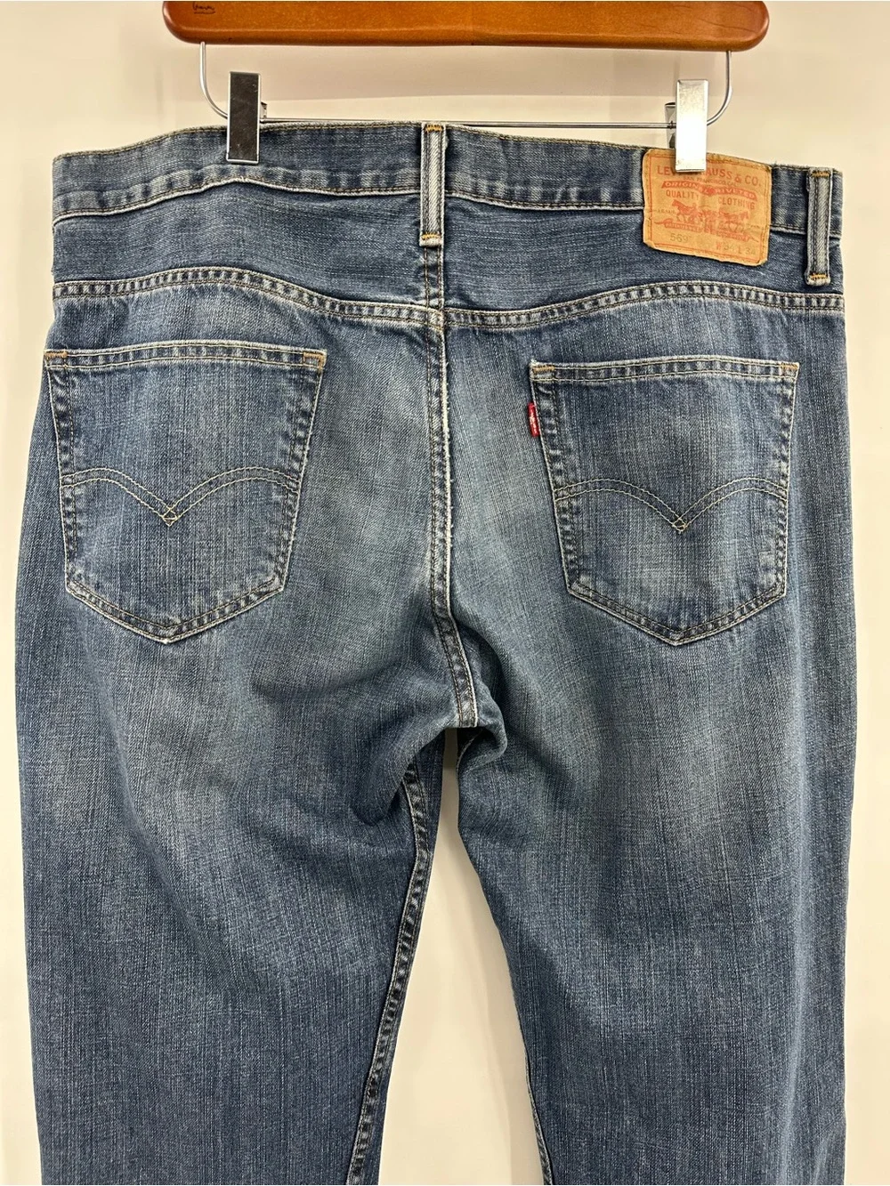 Levi's 569 Blue Straight-Leg Jeans 34x34